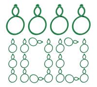 Clip per Vite - 100 Pezzi Clip di Supporto per Piante Rampicanti Fissatore Universale Flessibile Supporti per Pomodori, Fascette per Cavi da Giardino con Fibbie A Otto, Fissaggio per Viti per Verdure