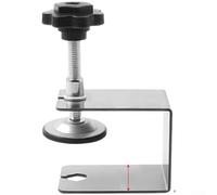 Clip per zoccolo da cucina resistente per installazione di armadietti nel | Acciaio inossidabile resistente alla ruggine, asta filettata regolabile, presa sicura del pannello, fissaggi per mobili da