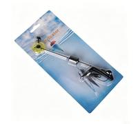 Clip piatta per indicatore di morso flash per pesca alla carpa con asta rigida in stile europeo e design strutturale ABS (B2025-Y giallo)