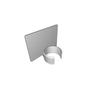 Clip Porta Appunti per Supporto Monitor WALI Asta Verticale Accessorio 3D
