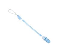 Clip Porta Ciuccio Neonati in PP Blu Supporto Sicuro per Succhietto e
