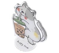 Clip Porta Note Gatto in Acrilico per Foto e Messaggi da Scrivania | Decorazione e Ordine Sul Tavolo, Stabile e Resistente, Forma Felina, per Foto e Promemoria Quotidiani