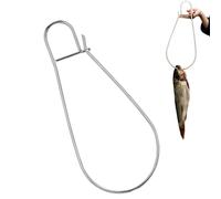 Clip Portapesci Supporto Gigante con Blocco di Sicurezza in Acciaio | Clip di ricambio per Fish Stringer per la trota e il pesce gatto acqua salata acqua kayak