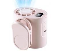 Clip portatile del ventilatore su 5 velocità 360 gradi rotabile USB | Ventilatori personali ricaricabili per campeggio, escursionismo, pesca, attività all'aperto, festival, sport, viaggi, vacanze