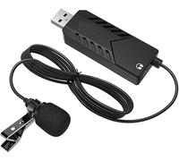 Clip portatile mtlavishishing sul microfono cardioide con rumore che annulla l'elevata sensibilità e una soundcard incorporata per lo studio di canto online che registra un