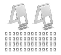 Clip posteriori per telaio - 100 pezzi a forma di V a molla, set di ganci | Clip di supporto hardware per cornici per foto di visualizzazione bollettino arte segno dormitorio pareti