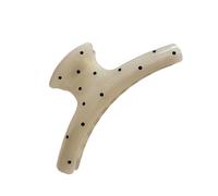 Clip professionale con denti ben disposti a lunga durata, supporto per chignon, forte meccanismo a molla, elegante finitura accessorio per capelli