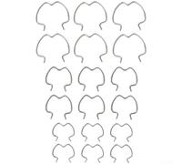 Clip rapide del connettore 18 pezzi di collegamento del radiatore dell'olio della trasmissione clip della linea del materiale d'acciaio 800801 elementi di fissaggio della linea del veicolo