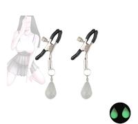 Clip regolabile in metallo con ciondolo luminoso (20g)