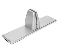Clip regolabile per schermo privacy, Clip for divisori e schermi da scrivania in lega di alluminio, argento