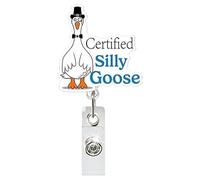 Clip retrattile per badge, bobina per tessera infermieristica, divertente per insegnanti, lavoratori, colleghi, studenti, clip per un facile accesso