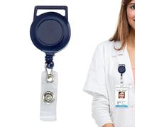 Clip retrattile per bobine di badge | Clip porta badge per carte d'identità - Bobina per nominativo per uomini e donne, forniture per ufficio per infermieri, studenti, lavoratori, insegnanti