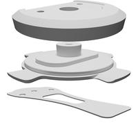 Clip Ricambio per Custodia RokForm Sport Mount - Estremità Maschio Stampata