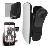 Clip riflettente a specchio per telefono cellulare, specchio per retro del telefono, strumento HD per appassionati di fotografia donne fotografe campeggio all'aperto