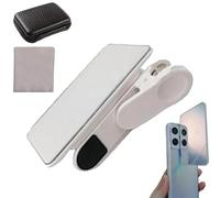 Clip riflettente per fotocamera smartphone, angolo di vetro per registrazione video mobile, strumento riflettore per la visualizzazione ', assistente posteriore regolabile per selfie per