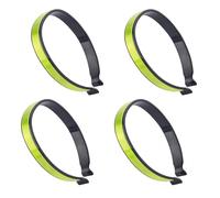 Clip Riflettenti Per Pantaloni Da Ciclismo, Mollette Elastiche in PVC, Accessori Per La Sicurezza Notturna, Adatte A Uomini E Donne, Per Bici E Attività All'Aperto, Clip Per Pantaloni Da Ciclo