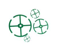 Clip riutilizzabili per piante, confezione da 4 stabilizzatori, adatte per rampicanti e fiori delicati da giardino, riutilizzabili, trasparenti