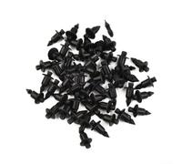 Clip Rivetti in Plastica 6 mm 50 per Carene per honda per suzuki OEM | Black Plastic, Fits 6mm Hole, 11mm Collar, 20mm Length, OEM Equivalent For Trim Panels