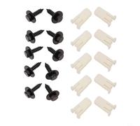 Clip Rivetto Espandibile per vite Metallo Plastica 21mm Auto | Compatibile paraurti anteriore, per ford per fiesta ST150, installazione rapida, per materiale , fissaggio sicuro