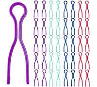 Clip Rocchetto Filo, 20 Pezzi Clip Porta Rocchetto Plastica, Colorata Porta Filo Bobina Clip, Plastica Macchine Cucire Bobina Accessori, per Organizzazione Rocchetti Filo (4 Colori)