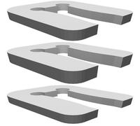 Clip Rotelle Cesto Lavastoviglie per Miele Deluxe G560 Supporto Superiore