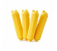 Clip Salvagusto per Sacchetti, Giallo e Marrone, set da 4 | a PP resistente, Fermaglio per snack, ordinata, Per amanti gatti