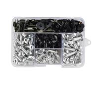 Clip Schrauben Kit Bulloni Carenatura Moto Per DUCATI Per MULTISTRADA 1200 195 Pezzi Viti, Dadi E Clip Di Fissaggio Per Carrozzeria Kit Viti Bulloni Carenatura Moto(Argento)