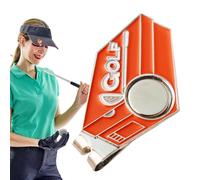 Clip Segnaposto Pallina Golf Per Cappello | Porta Attrezzi Decorativo - Marker Pallina Golf Laccato Da Allenamento | Per Uomini Donne Golfisti Padri Compleanno Festività Piccoli Regali Cappelli