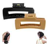 Clip Soft Elastic Fashion Shark Clips, 4,2 in Medium Soft Hair Claw, Clip Cloud, Claw flessibile e non snappabile, Strong Hold Non-slip for Thick or Fine Hair (2 pezzi)