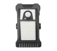 Clip Solar Lights Outdoor, Motion Sensor Lights for Fence, Patio Wall Lights with 3 Lighting Modes, Solar Powered or USB Charging, Waterproof LED Lights for Camping, Garden, Yard, Pathway Lighting