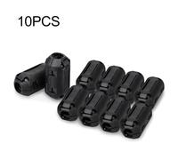 Clip soppressore di rumore con nucleo ad anello in ferrite, diametro interno 7 mm, 10 pezzi