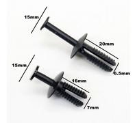 Clip Sostitutive Parti Rivetto Espandente Plastica Supporto Spingere Tipo Nuovo
