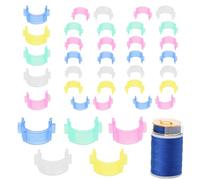 Clip Spolina - 100 Pezzi Piccoli Supporti Anticaduta | Strumento Colorato Per Fili Da Cucito, Riparazione Abiti E Altri Lavori Manuali
