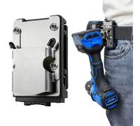 Clip stabile e sicura per cinture di trapano per impatto Driver e chiodatrice Caratteristica pulsante di rilascio facile accesso supporti per ferro