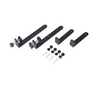 Clip staffa pegboard in metallo per facile installazione su pareti o tav