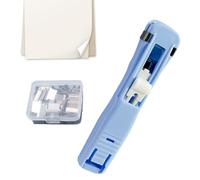 Clip Stapler,45 Sheets Capacity File Clamp Fastener | with 50 Metal Refills Desktop Reusable Portable Stapler - for Teacher Student Office School Home Craft