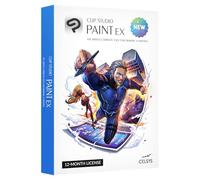CLIP STUDIO PAINT EX - Version 2 | 12 Months License | 1 Device | for PC, macOS, iPad, iPhone, Galaxy, Android, Chromebook
