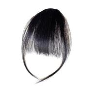 Clip su frangia da donna - vere estensioni della frangia dei capelli umani con un aspetto naturale | Peffure per capelli giornalieri per capelli schiarenti, frangetta per parrucca per la sessione p