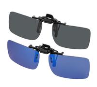 Clip Su Occhiali Da Sole 2 Pezzi Lente Polarizzata Adatta Sopra Occhiali
