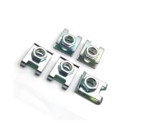 Clip tipo U con dado M6 da 6 mm, adatti for moto, scooter, ATV, ciclomotori(5pc)