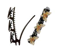 Clip Treccia Farfalla - per parrucchiere capelli, gioielli per donne, elegante tornante per capelli alla, design semplice clip per la scuola di nozze di danza, acconciatura, co