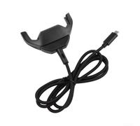 Clip USB C resistente alle cadute per caricabatterie per Zebra TC51 TC52 TC56 TC57 - Tipo C Pogo Pin Adapter Data Capability Nero