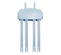 Clip volumizzante ergonomica per radice dei capelli, sollevatore curvo riscaldato per corona naturale soffice, design carino con orecchie di coniglio, ricaricabile di tipo C, strumento per lo styling