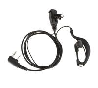 Clip Walkie Talkie Headset Auricolare Microfono Per 2 PIN Kenwood Baofeng