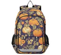 clip zaino per bambini 8-12: borsa moderna libri per bambini in colori assortiti - zucche autunno autunno