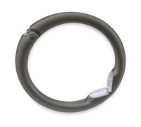 Clipa Bag Hanger - Matte Hematite PVD - The Ring That Opens Into a Hook and Hangs in Just 1/2"""" of Space Holds 33 lbs. 3 yr. Warranty