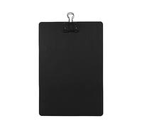 Clipboard Suspensible Rustproof Wearproof Scratch Resistant Iron Metal Drawing Board Folder for Writing Painting Artists Students Office Workers 31.9 x 21.5cm (Black)