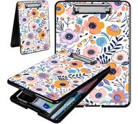 Clipboard with Storage Hard Letter A4 Clipboard with Pen Holder and Paper Organizer Durable Portable Writing Pad for Nurse Student Teacher Office (L)