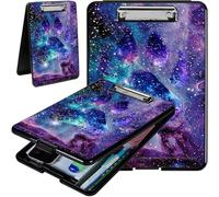 Clipboard with Storage Hard Letter A4 Clipboard with Pen Holder and Paper Organizer Durable Portable Writing Pad for Nurse Student Teacher Office (10)