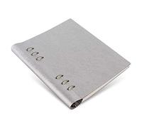 Clipbookook saffiano metallic A5 Silver